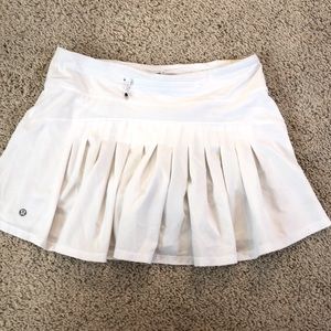 Lululemon White Tennis Skirt